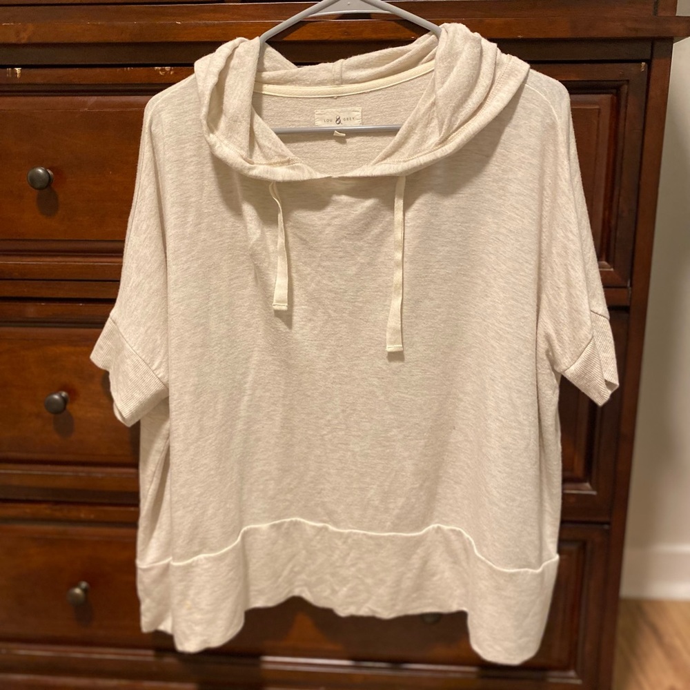 Lou & Grey Oversized Cropped Sweatshirt